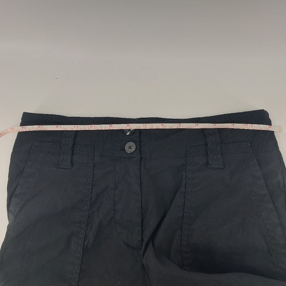 Maeve Anthropologie Naomi High-Rise Wide-Leg Jeans Linen Blend Size 4P - Picture 10 of 16